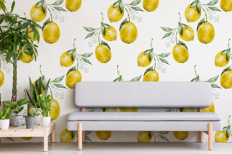 Papier Peint Capri Lemon 