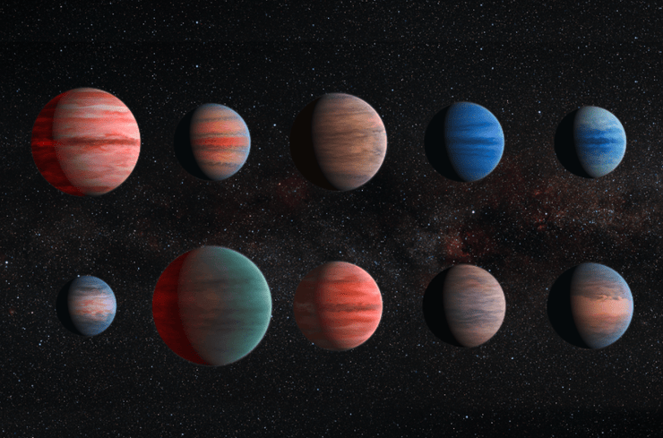 Planets in Space Wall Mural-Space-Eazywallz