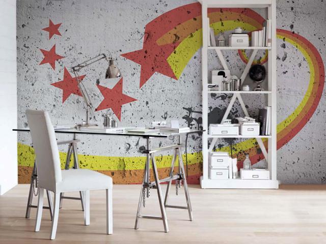 Shooting Star Wall Mural-Urban,Textures-Eazywallz