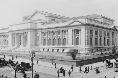 1908 New York Public Library Wall Mural-Cityscapes-Eazywallz