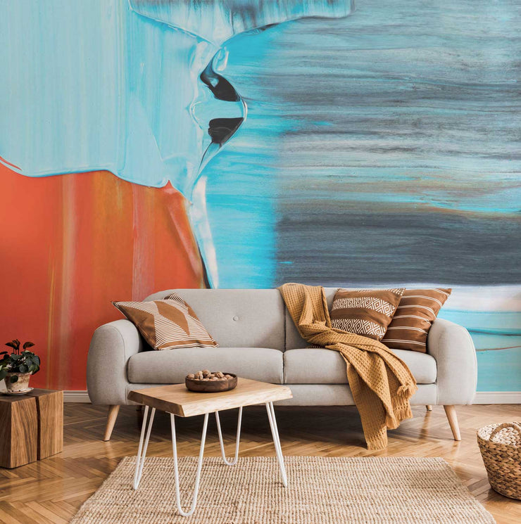 Abstract Acrylic Oil Paint Wall Mural