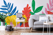 Colourful Tiger Wallpaper Mural