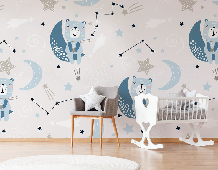 Cosmic Bear Wallpaper Mural