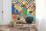 Vintage Egyptian Wall Mural