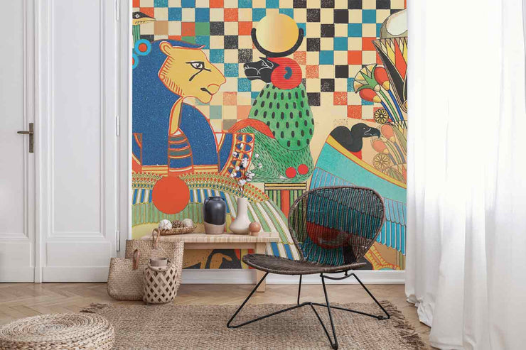 Vintage Egyptian Wall Mural