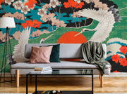 Vintage Japanese Art Wall Mural