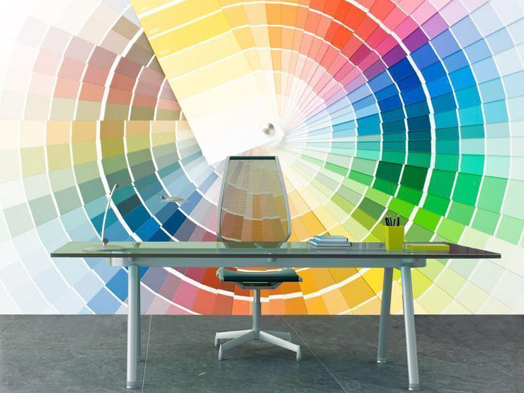 Abstract color guide Wall Mural-Abstract-Eazywallz