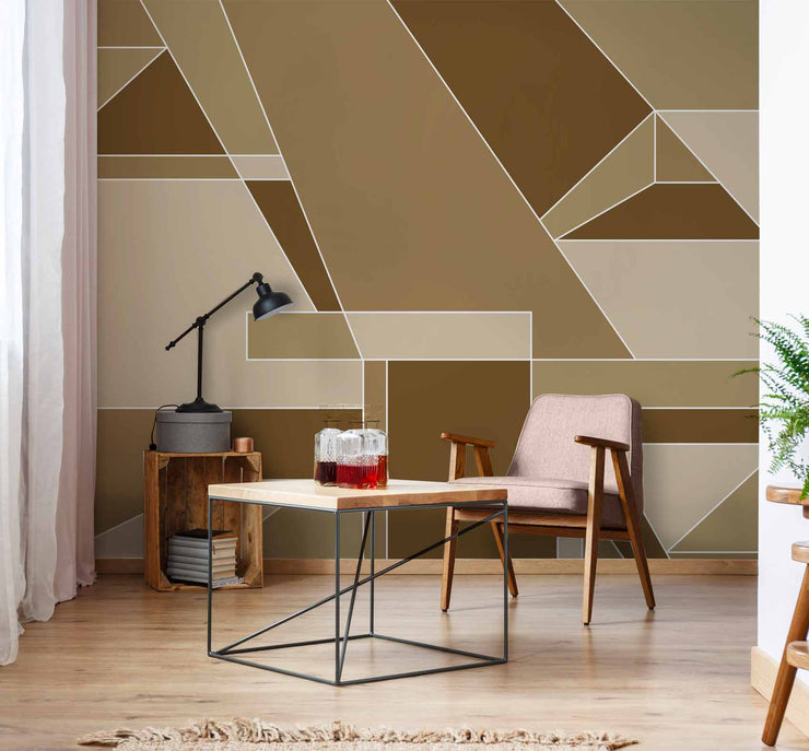 Beige Matter Wall Mural