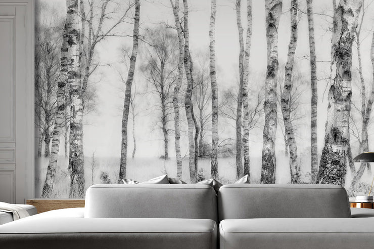 Black and White Wallpaper Mural