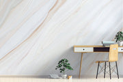 Clean White Marble Wallpaper Mural