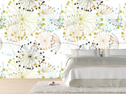Colorful dandelion pattern Wall Mural-Patterns-Eazywallz