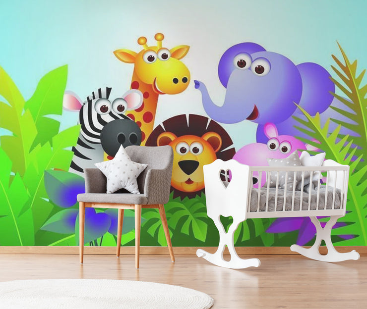 Curious Animal Wallpaper Mural
