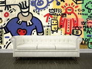 Graffiti sprayed on a wall Wall Mural-Urban,Modern Graphics-Eazywallz