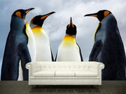 King penguins Wall Mural-Animals & Wildlife-Eazywallz