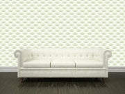 Lime waves pattern Wall Mural-Patterns-Eazywallz