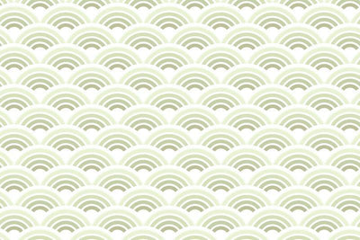 Lime waves pattern Wall Mural-Patterns-Eazywallz