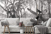 Vintage Jungle Wallpaper Mural